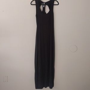 Black maxi dress
